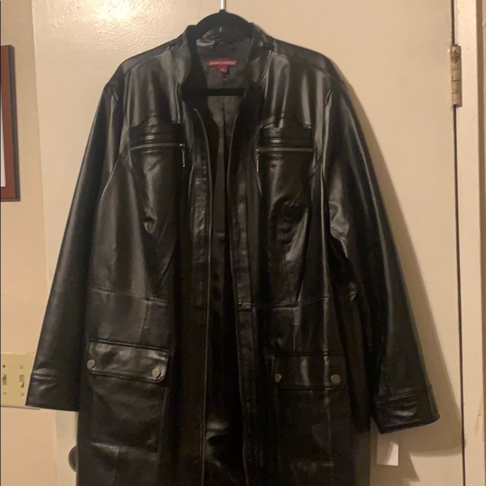 Jessica London Leather Women Jacket